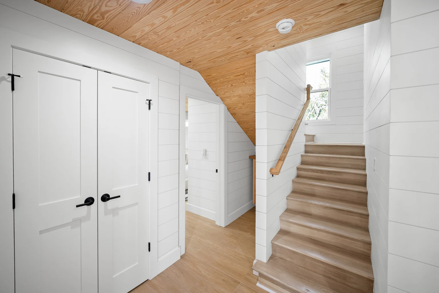 Stairs to the top floor, Love Shack