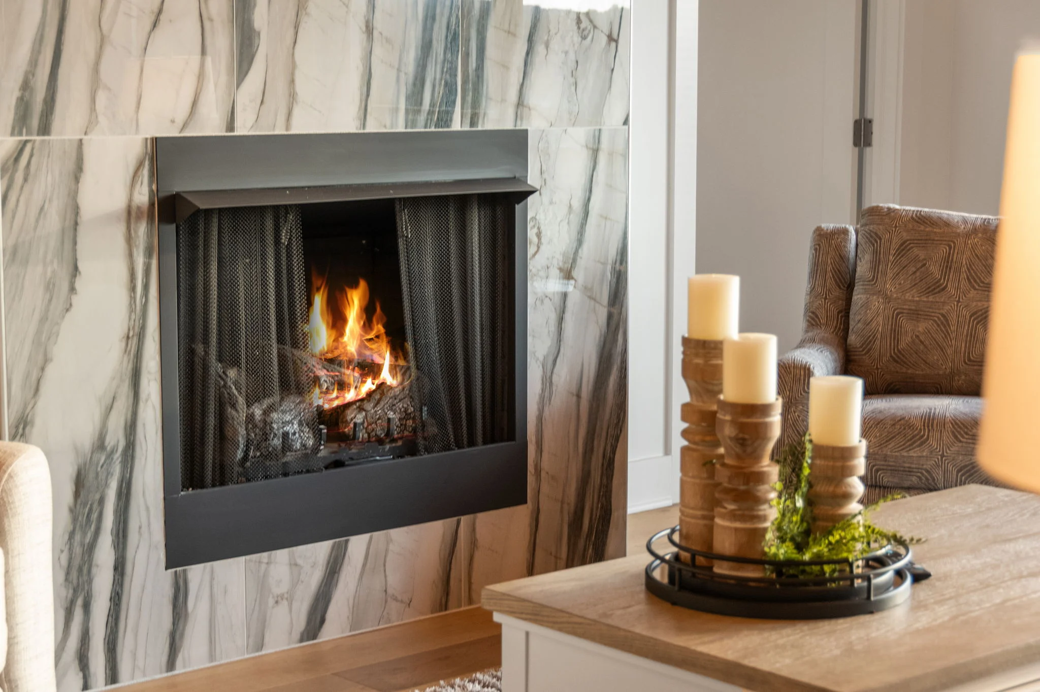 Gas fireplace in the great room, View Finder I