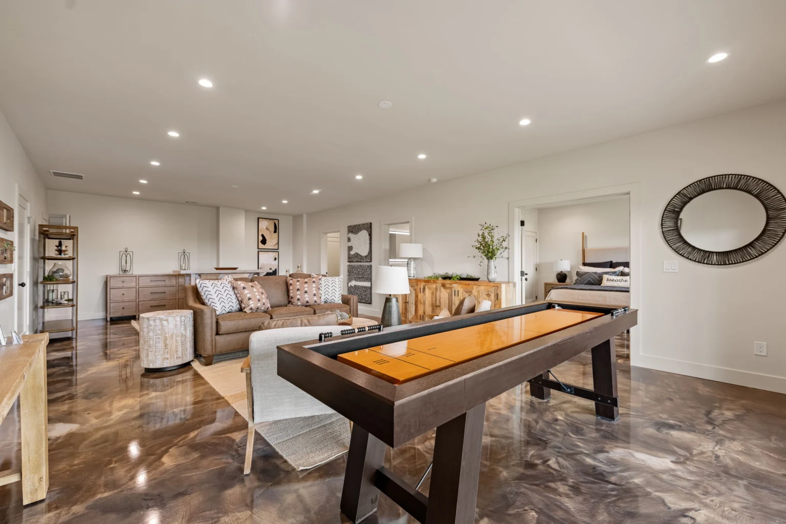 Shuffleboard in the terrace-level lounge, View Finder I