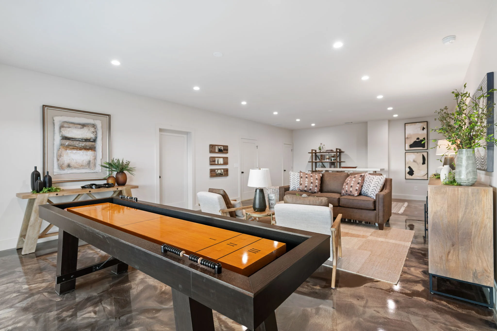 Shuffleboard in the terrace-level lounge, View Finder I