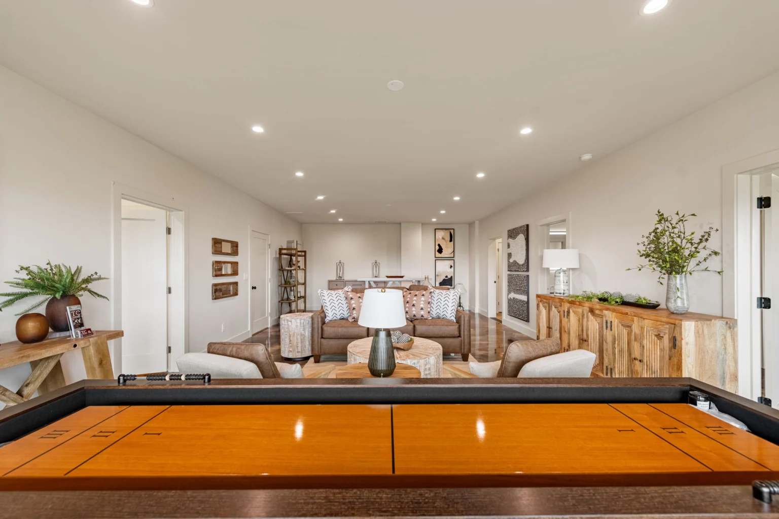 Shuffleboard in the terrace-level lounge, View Finder I
